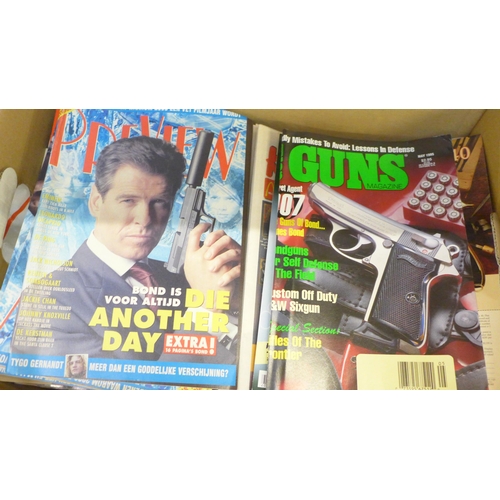 726 - A large collection of German language James Bond related magazines