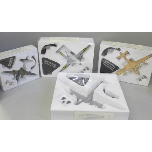 734 - Four Atlas Editions model aircraft, boxed