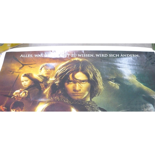 787 - A giant cinema film poster, German language Narnia, 160cm x 110cm