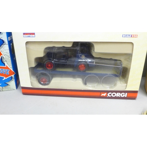 793 - A collection of model vehicles, mainly Corgi Pickfords