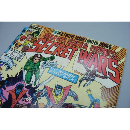 807 - Twelve Marvel comics, Secret Wars, #1 to #12, #8 featuring Venom, (VF-)