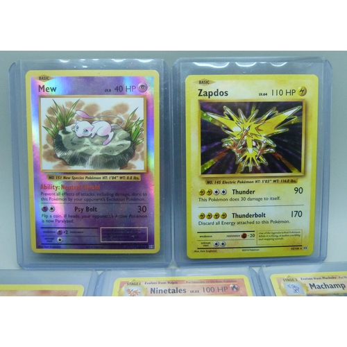 815 - Five Evolutions holo/reverse holo rare Pokemon cards