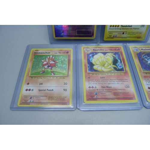 815 - Five Evolutions holo/reverse holo rare Pokemon cards