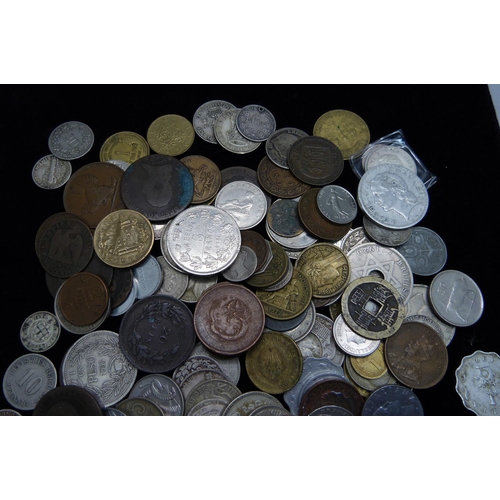 888 - Coins including two 19th Century silver coins