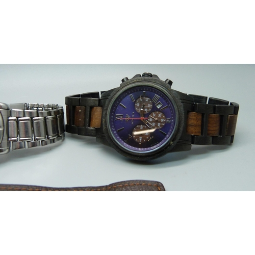 898 - Seven wristwatches including Pulsar, Swatch, Precimax and Lorus