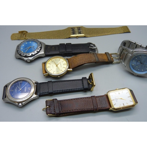 917 - Gentleman's wristwatches including Rotary, Avia, etc.