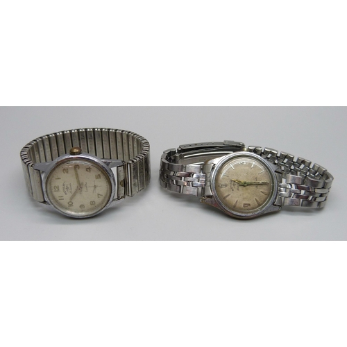 934 - Two gentleman's 1950s Rotary wristwatches