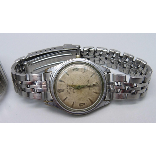 934 - Two gentleman's 1950s Rotary wristwatches