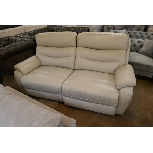 1464 - Fletcher 3 seater power recliner sofa - Light Grey , Original RRP  £1124.99 + vat (4194-38)     * Th... 