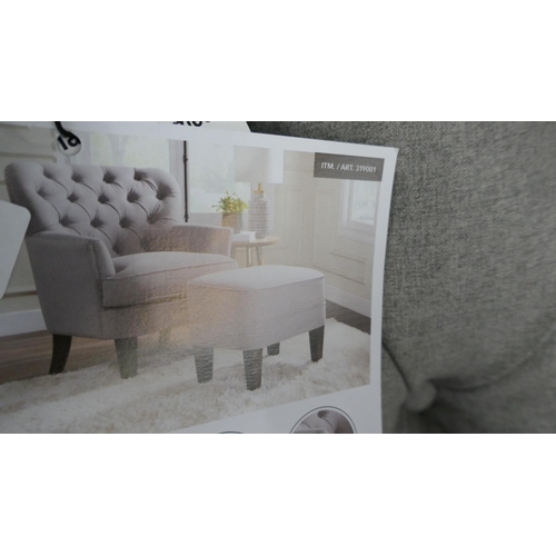 1504 - Home Meridian Brittany Accent Chair    , Original RRP  £374.99 + vat (4194-24)     * This lot is sub... 