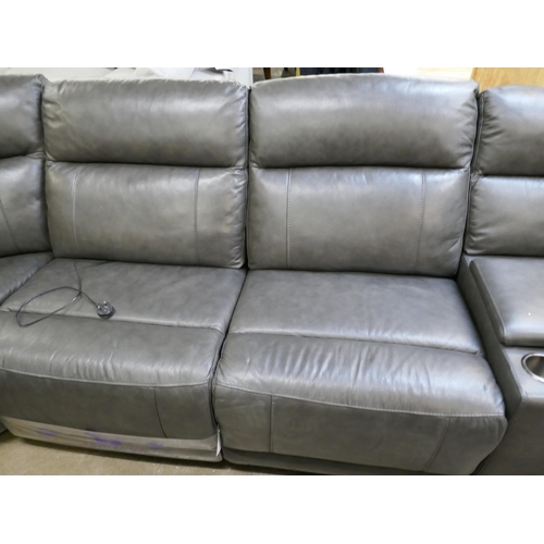 1523 - Gilman Creek Lauretta LeatherCorner Sofa, Original RRP  £1999.99 + vat (4194-25)     * This lot is s... 