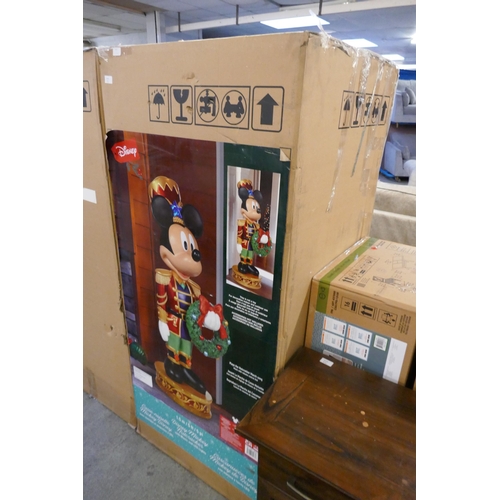 1603 - Disney 5Ft Mickey nutcracker, Original RRP  £666.66 + vat (4194-39) - damage to base and feet    * T... 