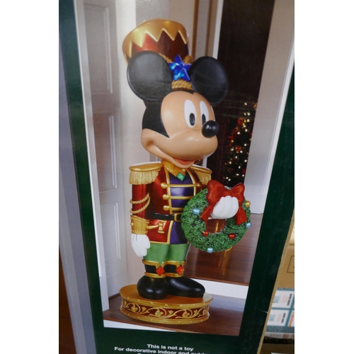 1604 - Disney 5Ft Mickey  nutcracker, Original RRP  £666.66 + vat - damage to base and feet (4194-1)     * ... 