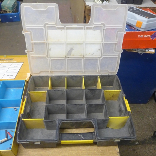 2031 - Two tool organiser trays including Stanley and Turbo Gold