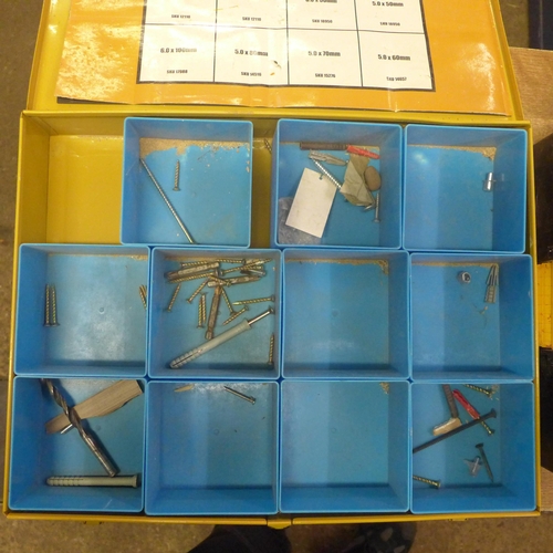 2031 - Two tool organiser trays including Stanley and Turbo Gold