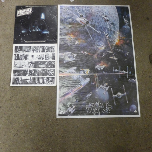 2102 - An original Star Wars The Empire Strikes Back album sleeve with picture and poster