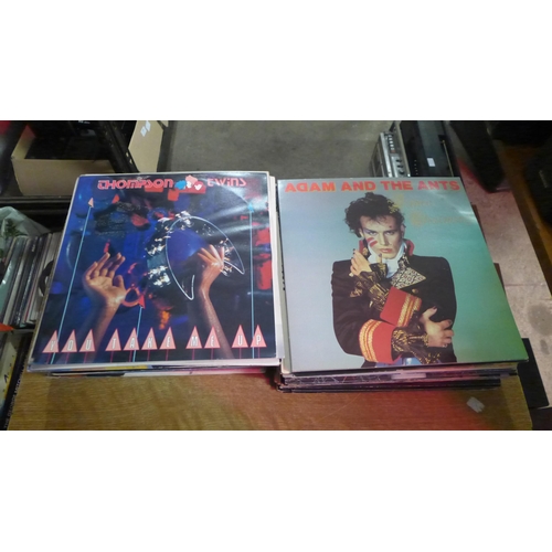 2164 - Approx. 40 various records including rock, pop, and dance music