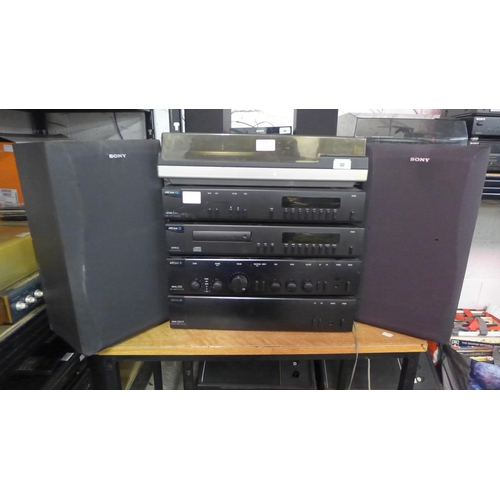 2170 - A quantity of Arcam stereo equipment including Arcam Alpha 5 plus AM/FM tuner, Alpha 6 CD player, De... 