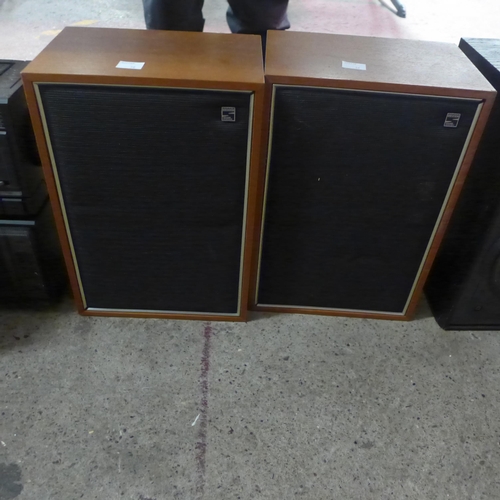 2173 - Two pairs of stereo speakers including Celestion 3 MkII and Decca