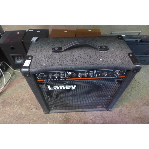 2178 - A Laney Linebacker KB50 amp speaker combo