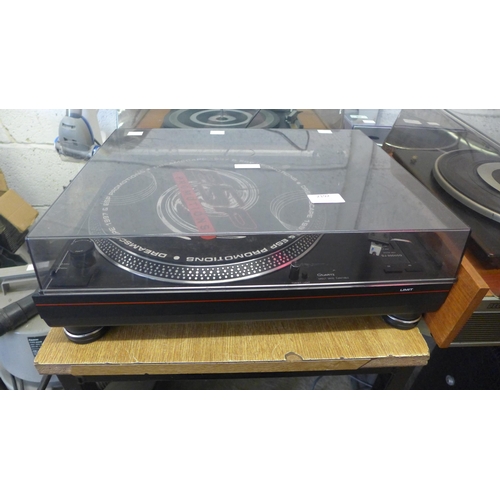 2192 - A Dreamscape 1997 and ESP Promotions quartz direct drive turntable record player