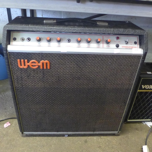 2196 - A Wem Dominator 45 Reverb combo valve guitar amplifier