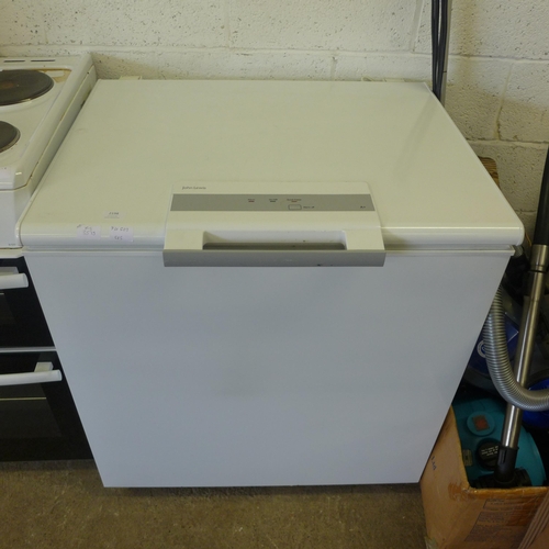 2198 - A John Lewis Chest Freezer (Model No. JLCH100), 81cm x 62cm lid, 82cm tall