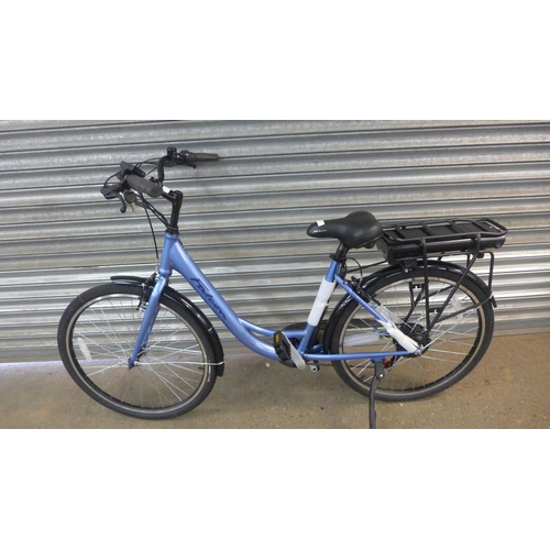 2209 - A Falcon Serene Step-over framed and electric bike - unused - with battery charger and keys - RRP £9... 