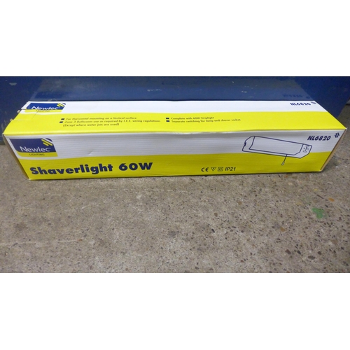 2392 - 4 Newlec shaving lights (NL6820) boxed and unused