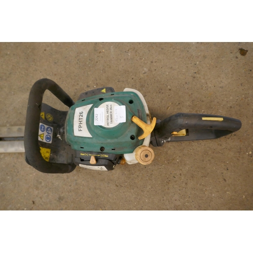 2242 - A petrol hedge trimmer (model FPHT26)