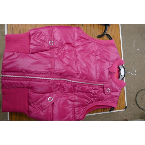 2292 - 5 Women's gilets - size 8, 10 & 12 - Super Dry, Next, Joules, Jack Wills & 1 other, plus a Next coat... 