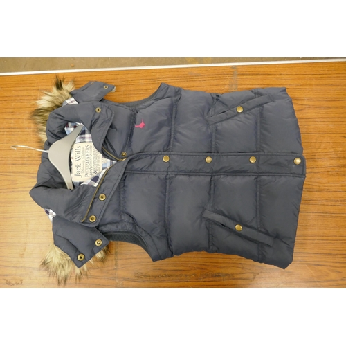 2292 - 5 Women's gilets - size 8, 10 & 12 - Super Dry, Next, Joules, Jack Wills & 1 other, plus a Next coat... 