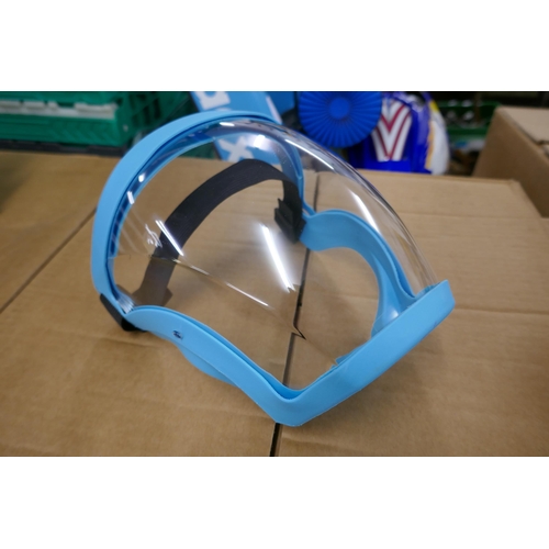 2296 - A quantity of approximately 30 anti-fog protective full face shields