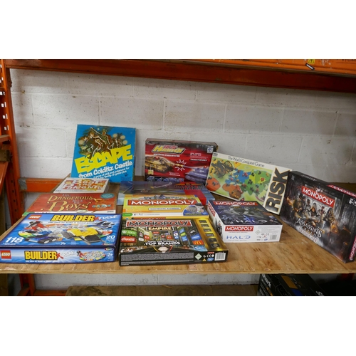 2323 - A collection of board games including four Monopoly