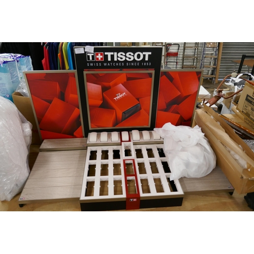 2330 - A Tissot professional watch display case