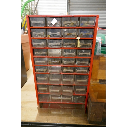 2335 - A workshop organiser and wooden tool box