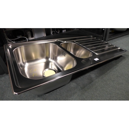 3177 - Andros Stainless Steel 1.5 Sink (4194-14) *This lot is subject to VAT