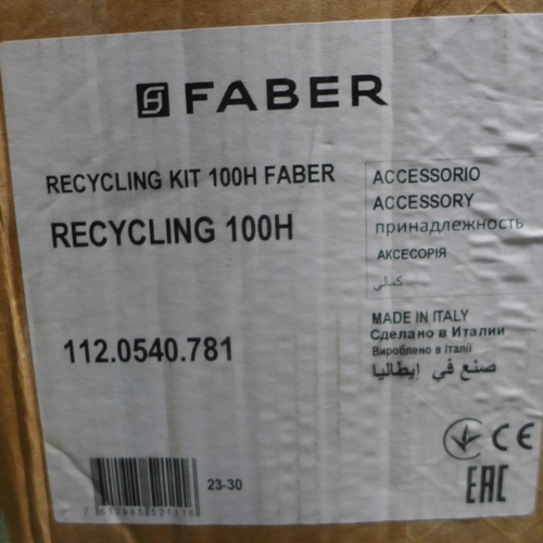 3178 - Faber Recirculating Kit for Galileo Venting Hob - model no.:- 112.0540.781, original RRP £220.84 inc... 