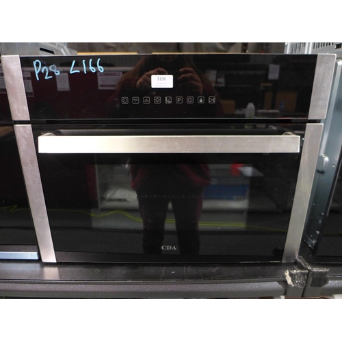 3196 - CDA Compact Combi-Microwave (H445xW597xD578) - model no.:- VK902SS, origina RRP £584.17 inc. VAT (42... 