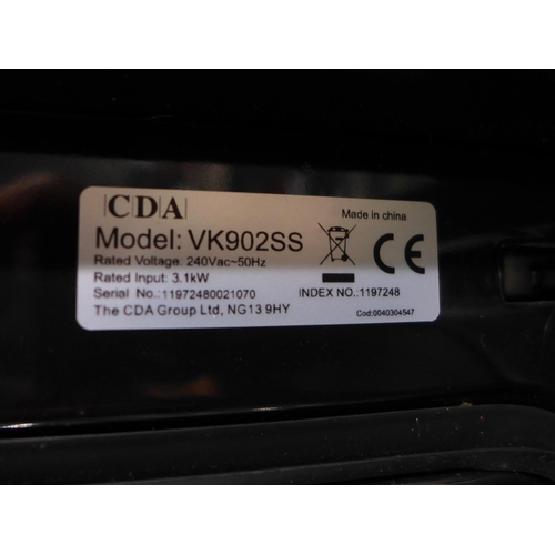 3196 - CDA Compact Combi-Microwave (H445xW597xD578) - model no.:- VK902SS, origina RRP £584.17 inc. VAT (42... 