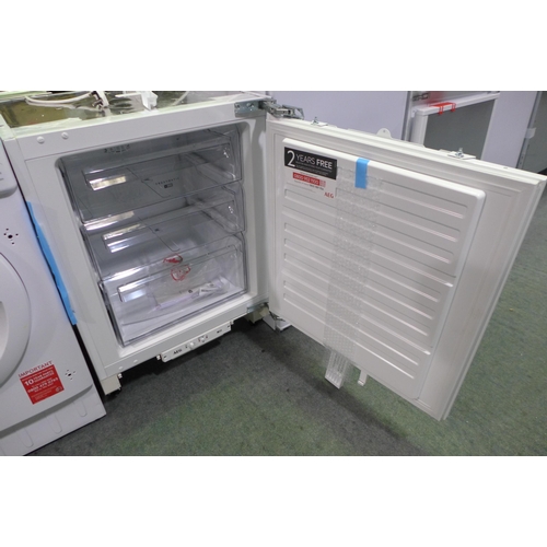 3208 - AEG Frost Free Built Under Freezer (H815xW596xD550) - model no.:- ABE682F1NF, original RRP £482.50 i... 