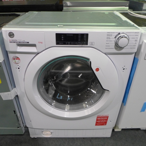 3209 - Hoover H-Wash 300 Lite Integrated Washing Machine (8kg) (H820xW600xD525) - model no.:- HBWS 48D1E, o... 