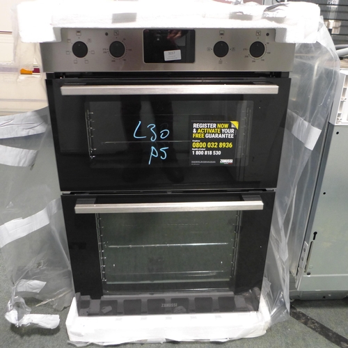 3217 - Zanussi Built In FanCook Double Oven (H888xW594xD568) - model no.:- ZKHNL3X1, original RRP £382.50 i... 