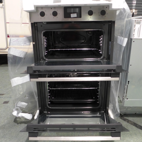 3217 - Zanussi Built In FanCook Double Oven (H888xW594xD568) - model no.:- ZKHNL3X1, original RRP £382.50 i... 