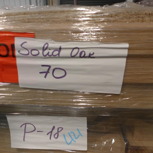 3219 - Pallet of Mixed Sized Solid Oak Cuts (422-121) * This lot is subject to VAT