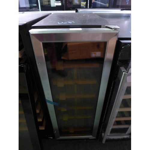 3228 - Viceroy Under Counter Wine Cooler (H870xW295xD570) - model no.:- WRWC30SS, original RRP £332.50 inc.... 