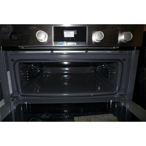 3230 - Bosch Series 2 Built In Double Oven (H888xW594xD550) - model no.:- MHA133BR0B, original RRP £507.50 ... 