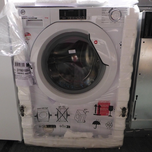 3242 - Hoover H-Wash 300 Lite Integrated Washing Machine (9kg), original RRP £415.84 inc. VAT (422-142) * T... 