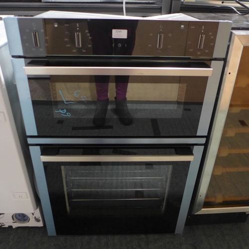 3249 - Neff N50 Built In Double Oven (H888xW594xD550) - model no.:- U1ACE2HN0B, original RRP £699.17 inc. V... 