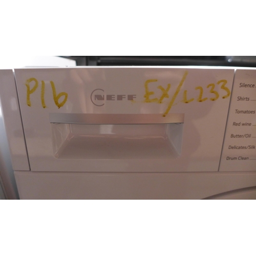 3250 - Neff Integrated Washing Machine (Damaged Casing) (Model No. W544BX2GB)   (4194-233) *This lot is sub... 